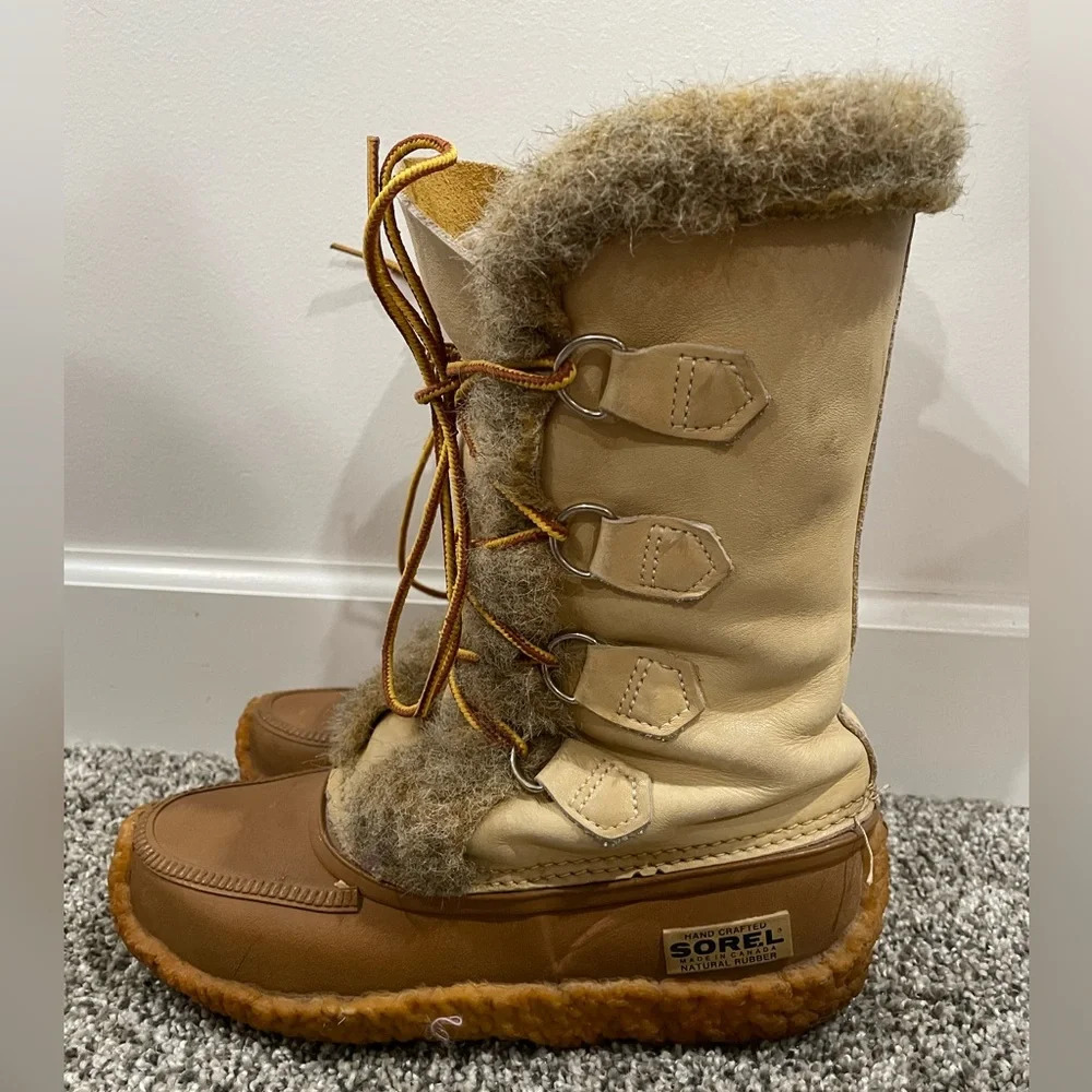 Vintage Sorel Nanook women's winter boots, size 6 - Picture 4 of 16